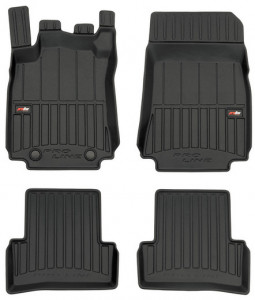 Renault Modus Din 01.2004 - 12.2007, Hatchback , Set Covorase Auto Tip Tavita Premium 3D, din cauciuc accesorii pentru autoturismul tau - masina v165208