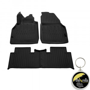 Renault Scenic II (2003-2009) Set covorase auto cauciuc G.Modern Line 3D accesorii pentru autoturismul tau - masina v239857