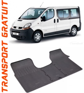 Renault Trafic II, Van, fabricat din 09.2001 - 08.2014, 3 Locuri, set covorase auto dedicate, din cauciuc 100% Premium accesorii pentru autoturismul tau - masina v157639