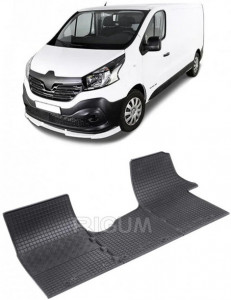 Renault Trafic III, Van, fabricat din 09.2014 - Prezent, 3 Locuri, set covorase auto dedicate, din cauciuc 100% Premium accesorii pentru autoturismul tau - masina v160781