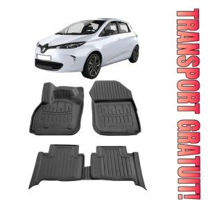 Renault Zoe (2012-2018) Set Covorase auto tip tavita din cauciuc Premium Umbrella
