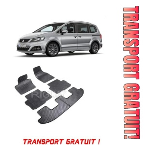Seat Alhambra II, Van, fabricat din 09.2010 - Prezent, set covorase auto dedicate, din cauciuc 100% Premium - Transport Gratuit