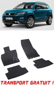 Seat Ateca, Suv, fabricat din 09.2016 - Prezent, set covorase auto dedicate, din cauciuc 100% Premium - Transport Gratuit accesorii pentru autoturismul tau - masina v38031
