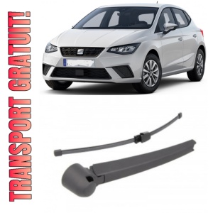 Seat Ibiza IV Brat stergator pentru luneta spate cu lamela 350 mm, compatibil cu Seat Ibiza IV Hatchback fabricat intre 2015-2017, calitate extra