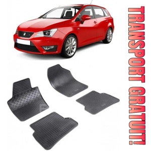 Seat Ibiza IV, Hatchback, fabricat din 05.2008 - 05.2017, 6J/6P, set covorase auto dedicate, din cauciuc 100% Premium