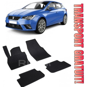 Seat Ibiza V, Hatchback, fabricat din 06.2017 - Prezent, 6F/Kj1, set covorase auto dedicate, din cauciuc 100% Premium - Img 1
