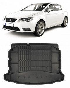 Seat Leon III 5F Hatchback din 11.2012 - 02.2020, Tavita Pentru Portbagaj Lux Premium Dedicata, Portbagaj Inferior *3 accesorii pentru autoturismul tau - masina v199689