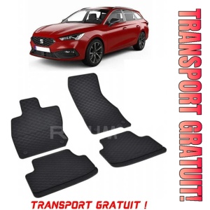 Seat Leon IV MhEV fabricat din 2020 - Prezent, Combi, set covorase auto dedicate, din cauciuc 100% Premium - Transport Gratuit