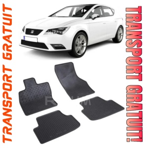 Seat Leon IV PhEV, Hatchback, fabricat din 2020 - Prezent, set covorase auto dedicate, din cauciuc 100% Premium