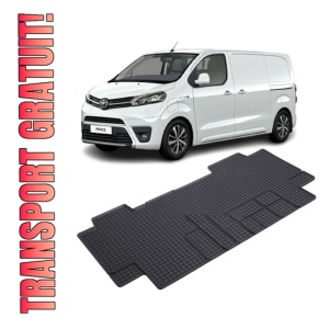 Set 1 covorase Toyota Proace Randul 2 6M 2016-prezent, din cauciuc 100%, compatibile cu autoturismul TOYOTA Proace