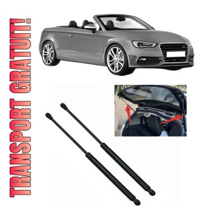 Set 2 amortizoare portbagaj haion AUDI A3 Convertible (8V7, 8VE) din 2013-2020, 2 bucati, KROSNO, 4 stickere auto AUDI