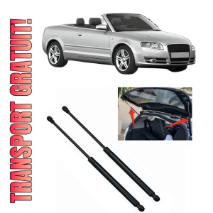 Set 2 amortizoare portbagaj haion AUDI A4 B6 Convertible (8H7) din 2002-2005, 2 bucati, KROSNO, 4 stickere auto AUDI