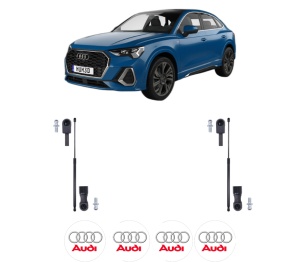 Set 2 amortizoare portbagaj haion AUDI Q3 Sportback (F3N) din 2019-2024, 2 bucati, KROSNO, 4 stickere auto AUDI v79