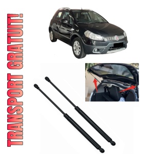 Set 2 amortizoare portbagaj haion FIAT SEDICI (189_) din 2006-2014, 2 bucati, MAGNUM TECHNOLOGY, 4 stickere auto FIAT