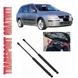Set 2 amortizoare portbagaj haion FIAT STILO (192_) din 2001-2007, 2 bucati, MAGNUM TECHNOLOGY, 4 stickere auto FIAT
