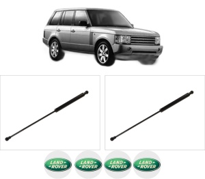Set 2 amortizoare portbagaj haion LAND ROVER RANGE ROVER III (L322) din 2002-2012, 2 bucati, KROSNO, 4 stickere auto LAND ROVER v3559