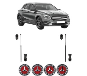 Set 2 amortizoare portbagaj haion MERCEDES-BENZ GLA-CLASS (X156) din 2013-2019, 2 bucati, KROSNO, 4 stickere auto MERCEDES-BENZ v799