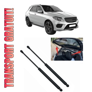 Set 2 amortizoare portbagaj haion MERCEDES-BENZ GLE (W166) din 2015-2018, 2 bucati, MAGNUM TECHNOLOGY, 4 stickere auto MERCEDES-BENZ