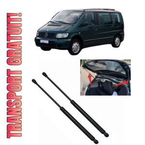 Set 2 amortizoare portbagaj haion MERCEDES-BENZ VITO Van (W638) din 1997-2003, 2 bucati, MAGNUM TECHNOLOGY, 4 stickere auto MERCEDES-BENZ
