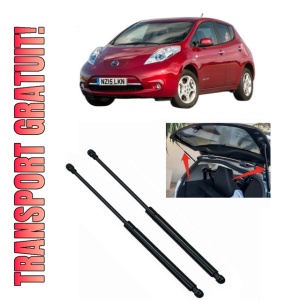 Set 2 amortizoare portbagaj haion NISSAN LEAF (ZE0) din 2010-2017, 2 bucati, KROSNO, 4 stickere auto NISSAN
