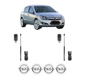 Set 2 amortizoare portbagaj haion OPEL ASTRA H CLASSIC Hatchback (A04) din 2009-2009, 2 bucati, MAGNUM TECHNOLOGY, 4 stickere auto OPEL v2719
