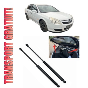 Set 2 amortizoare portbagaj haion OPEL VECTRA C (Z02) din 2002-2009, 2 bucati, MAGNUM TECHNOLOGY, 4 stickere auto OPEL