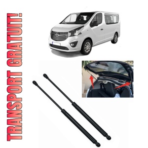 Set 2 amortizoare portbagaj haion OPEL VIVARO B Van (X82) din 2014-2019, 2 bucati, KROSNO, 4 stickere auto OPEL