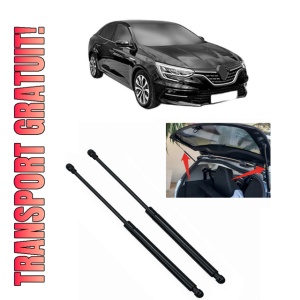 Set 2 amortizoare portbagaj haion RENAULT MEGANE IV Saloon din 2016-2019, 2 bucati, KROSNO, 4 stickere auto RENAULT