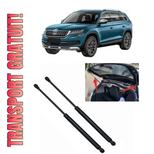 Set 2 amortizoare portbagaj haion SKODA KODIAQ I (NS6, NS7, NV7) din 2016-2021, 2 bucati, KROSNO, 4 stickere auto SKODA