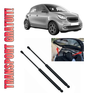Set 2 amortizoare portbagaj haion SMART FORFOUR Hatchback (453) din 2014-2017, 2 bucati, KROSNO, 4 stickere auto SMART