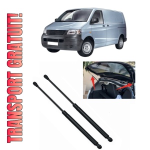 Set 2 amortizoare portbagaj haion Volkswagen TRANSPORTER T5 Van (7HA, 7HH, 7EA, 7EH) din 2003-2015, 2 bucati, KROSNO, 4 stickere auto Volkswagen