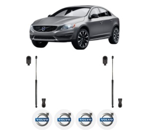 Set 2 amortizoare portbagaj haion VOLVO S60 II Cross Country (134) din 2015-2018, 2 bucati, KROSNO, 4 stickere auto VOLVO v1339