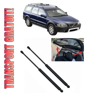 Set 2 amortizoare portbagaj haion VOLVO XC70 II (136) din 2007-2016, 2 bucati, KROSNO, 4 stickere auto VOLVO