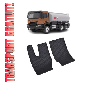 Set 2 covorase Iveco T-Way 2021-prezent, din cauciuc 100%, compatibile cu autoturismul Iveco T-Way