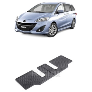 Set 2 covorase Mazda 5 2011-2015, din cauciuc 100%, compatibile cu autoturismul MAZDA 5 v2365