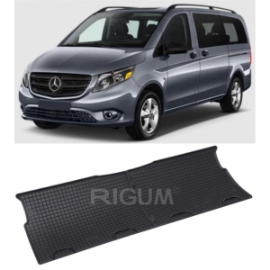 Set 2 covorase Mercedes V-Klasse Randul 2 2014-prezent, din cauciuc 100%, compatibile cu autoturismul MERCEDES V-Klasse v2665