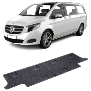 Set 2 covorase Mercedes V-Klasse W447, Randul 3 2024-prezent, din cauciuc 100%, compatibile cu autoturismul MERCEDES V-Klasse v6317