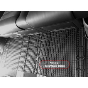 Set 2 covorase Volkswagen T6 Multivan 2015- prezent, Randul 3 din cauciuc 100%, compatibile cu autoturismul Volkswagen v5611