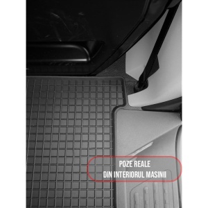 Set 2 covorase Volkswagen T6 Transporter/Caravelle 2015-2019, Randul 2 din cauciuc 100%, compatibile cu autoturismul Volkswagen v5672