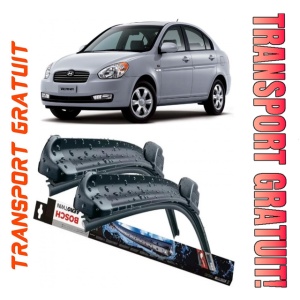 Set 2 stergatoare parbriz AR728S (550mm x 475mm) pentru Hyundai Verna (09.05-) Bosch