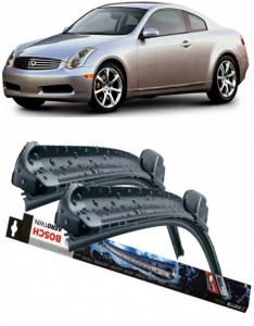 Set 2 stergatoare parbriz Bosch Aerotwin 600/475mm compatibile cu Infiniti G Coupe (2004-2007) Bosch accesorii pentru autoturismul tau - masina v212515