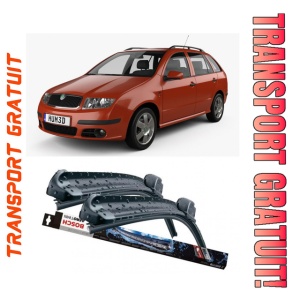 Set 2 stergatoare parbriz Bosch Aerotwin 600/475mm compatibile cu Skoda Fabia II Combi (2007-2015) Bosch