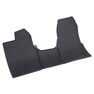 Set 3 covorase Ford Tourneo Custom 2/3M 2018- Manualprezent, din cauciuc 100%, compatibile cu autoturismul FORD Tourneo v5964