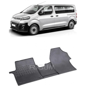Set 3 covorase Opel Vivaro 2/3M 2020-prezent, din cauciuc 100%, compatibile cu autoturismul OPEL Vivaro v3250
