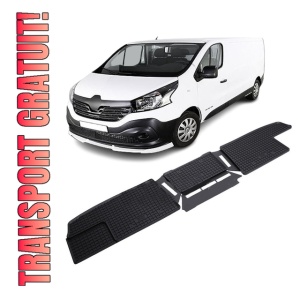Set 3 covorase Renault Trafic 2021- prezent, Randul 2 din cauciuc 100%, compatibile cu autoturismul RENAULT Trafic