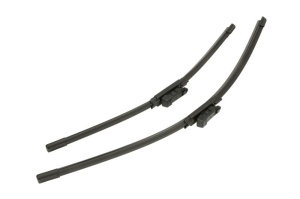 Set 3 stergatoare AUDI Q2 (GAB, GAG) din 2016 - 2020, pentru parbriz si luneta fata si spate auto, Bosch Aerotwin, din cauciuc siliconat rezistent, 4 Stickere Auto AUDI v6032