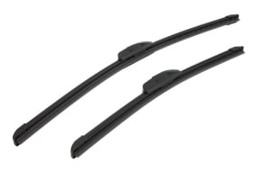 Set 3 stergatoare DAEWOO MATIZ (M100, M150) din 1998-2003, pentru parbriz si luneta fata si spate auto, Bosch Twin-Aerotwin Retrofit, din cauciuc siliconat rezistent, 4 Stickere Auto DAEWOO - Img 3