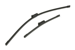 Set 3 stergatoare KIA VENGA (YN) din 2010-2019, pentru parbriz si luneta fata si spate auto, Bosch Twin-Aerotwin, din cauciuc siliconat rezistent, 4 Stickere Auto KIA - Img 3