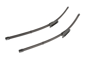 Set 3 stergatoare MERCEDES-BENZ CITAN MPV (W415) din 2012 - 2021, pentru parbriz si luneta fata si spate auto, Valeo Silencio, din cauciuc siliconat rezistent, 4 Stickere Auto MERCEDES-BENZ v13819