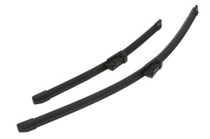 Set 3 stergatoare NISSAN JUKE (F16_) din 2019, pentru parbriz si luneta fata si spate auto, Bosch Twin, din cauciuc siliconat rezistent, 4 Stickere Auto NISSAN v8696